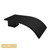Modern Norico Matte Black Round Wall Mounted Bath Spout for Australian Luxury Bathrooms.