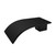 Norico Esperia Matte Black Waterfall Bath Spout - Modern Wall Mounted Bathroom Tapware Australia