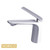 Norico Bellino Brushed Nickel Basin Mixer Tap, Contemporary Round Bathroom Sink Faucet, Australia wide shipping.