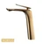 Modern Norico Bellino Brushed Yellow Gold Tall Basin Mixer Tap for Luxury Australian Bathrooms