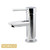 Norico Pentro polished chrome round basin mixer tap, durable solid brass bathroom vanity faucet with pin handle, Australia.