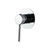 Modern Pentro Chrome Round Shower Mixer with Thin Plate for Australian Bathrooms - Renovator Store Australia