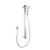 Norico Bellino Chrome Square Handheld Shower Rail Set for modern Australian bathroom renovations.