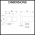 Norico Esperia Hose Connector Dimensions Diagram - Modern Bathroom Tapware Australia