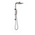 Norico Esperia Gunmetal Grey Square Shower Station with Handheld Spray for Modern Australian Bathrooms