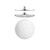 Norico Pentro Chrome Round Rainfall Shower Head - Modern Solid Brass Bathroom Tapware Australia