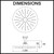 Pentro Modern Round Rainfall Shower Head in Chrome, Solid Brass Bathroom Tapware Australia