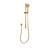 Norico Pentro Brushed Yellow Gold Round Handheld Shower Rail Set for Australian Modern Bathrooms