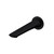 Norico Bellino Matte Black Wall Mounted Bath Spout for modern Australian bathroom renovations. Sleek solid brass tapware available at Renovator Store.