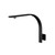 Norico Cavallo Matte Black Gooseneck Wall Mounted Shower Arm for Modern Australian Bathrooms