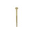 Norico Pentro Brushed Yellow Gold 400mm Round Ceiling Mounted Shower Arm for Modern Australian Bathrooms