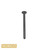 Norico Pentro Gun Metal Grey Round Ceiling Shower Arm 400mm for Modern Australian Bathrooms