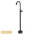 Pentro Round Matte Black Solid Brass Floor Standing Bath Mixer Tap for Modern Australian Bathrooms