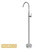 Norico Pentro Round Brushed Nickel Freestanding Bath Mixer Tap for Modern Bathroom Renovations Australia