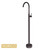 Norico Pentro Round Gun Metal Grey Freestanding Bath Mixer - Solid Brass Tapware Australia