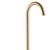 Norico Pentro Round Brushed Yellow Gold Stainless Steel Freestanding Bath Spout for modern Australian bathroom renovations