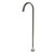 Pentro Round Brushed Nickel Stainless Steel Freestanding Bath Spout for modern Australian bathrooms.