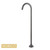 Norico Pentro Round Gun Metal Grey Floor Standing Bath Spout for Australian bathrooms.