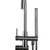 Norico Pentro Round Gunmetal Grey Freestanding Bath Mixer with Handheld Shower for modern Australian bathrooms.