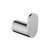 NORICO Esperia Chrome Round Stainless Steel Robe and Towel Hook for Modern Australian Bathrooms