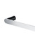 Norico Esperia 300mm Matte Black and Chrome Single Towel Rail for Australian Bathrooms