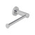 Norico Pentro Brushed Nickel Square Toilet Roll Holder wall mounted bathroom accessory for Australian homes.