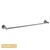 Norico Pentro Round Gunmetal Grey 900mm Single Towel Rail for Modern Australian Bathrooms