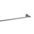 Modern gunmetal grey round single bar towel rail for contemporary Australian bathrooms.