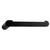 Modern matte black wall-mounted toilet roll holder for contemporary Australian bathrooms.