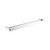 Modern Cavallo Chrome Square Double Towel Rail 800mm by Norico, durable 304 stainless steel bathroom accessory available for delivery across Australia.