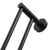 Pentro Round Matte Black Double Towel Rail 790mm - Modern Bathroom Accessories Australia