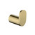 Norico Esperia brushed yellow gold robe and towel hook for modern Australian bathrooms.
