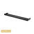Norico Cavallo Matte Black Square Double Towel Rail 800mm for Modern Australian Bathrooms