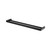 Aquaperla Cavallo Matte Black Square Double Towel Rail 800mm wall mounted bathroom accessory for Australian homes.