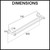 Norico Pentro Round Stainless Steel Double Towel Rail 800mm in Brushed Nickel for modern Australian bathrooms.