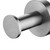 Pentro Brushed Nickel Round Robe Hook, Durable 304 Stainless Steel Bathroom Accessory, Sydney Australia