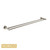 Pentro Brushed Nickel Round Double Towel Rail 790mm for Modern Australian Bathrooms
