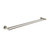 Norico Pentro Brushed Nickel Double Towel Rail 790mm Round Stainless Steel Bathroom Rack Australia