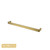 Norico Cavallo Brushed Yellow Gold Square Single Towel Rail 600mm Wall Mounted Bathroom Accessory Australia