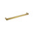 Norico Cavallo Brushed Yellow Gold Square Single Towel Rail 600mm Wall Mounted Bathroom Accessory Australia