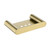 Norico Esperia wall mounted brushed yellow gold soap dish holder for bathroom storage.