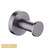 Norico Pentro Gunmetal Grey Round Stainless Steel Robe and Towel Hook for Australian Bathrooms