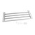 Norico Bellino 600mm Chrome Towel Rack with Wall Mount Fixings for Modern Australian Bathrooms