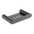 Wall mounted Norico gunmetal grey stainless steel soap dish holder for modern Australian bathrooms.