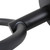 Norico Pentro matte black round wall mounted hand towel ring for modern Australian bathrooms.