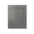 Classic Shaker Style Satin Ash Flat Pack Kitchen Cabinet Door - 18mm Moisture Resistant MDF RTA Cabinetry Component for Australian Home Renovations.