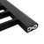 Norico Bellino Matte Black 600mm Towel Rack, wall-mounted zinc alloy bathroom shelf for modern Australian home renovations.