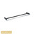 Norico Esperia 600mm Double Towel Rail in Matte Black and Chrome finish for Australian bathrooms.