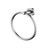 Aquaperla Norico Pentro Brushed Nickel Wall Mounted Round Hand Towel Ring for Australian Bathrooms
