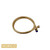 Pentro Brushed Yellow Gold Round Handheld Shower Rail Set for modern Australian bathrooms.